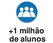 +de 1 milhão de alunos