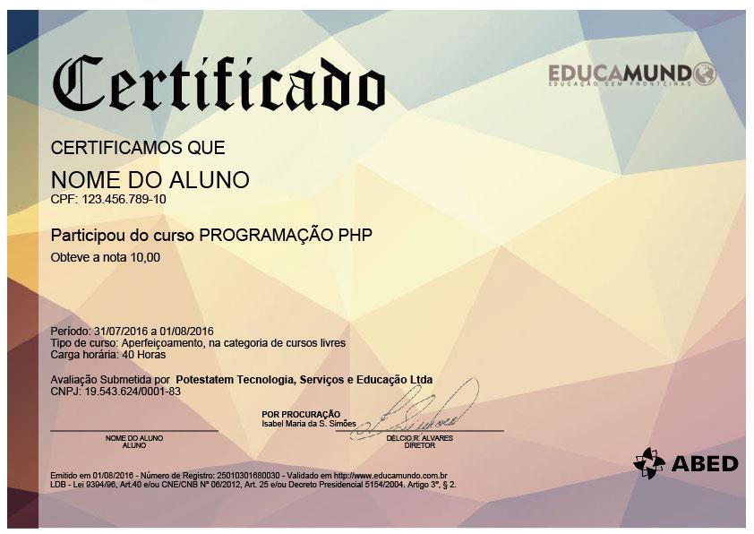 Certificado