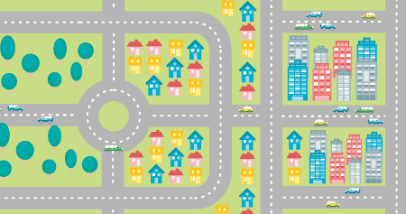 trânsito vetor cursos