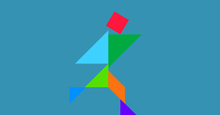 quebra-cabeça chinês tangram